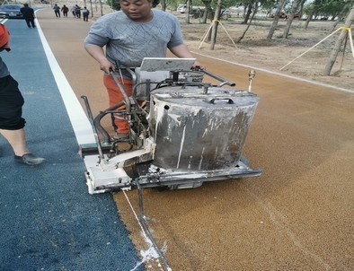 咸阳咸阳景区标线施工