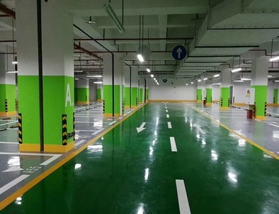 咸阳咸阳停车场标线施工